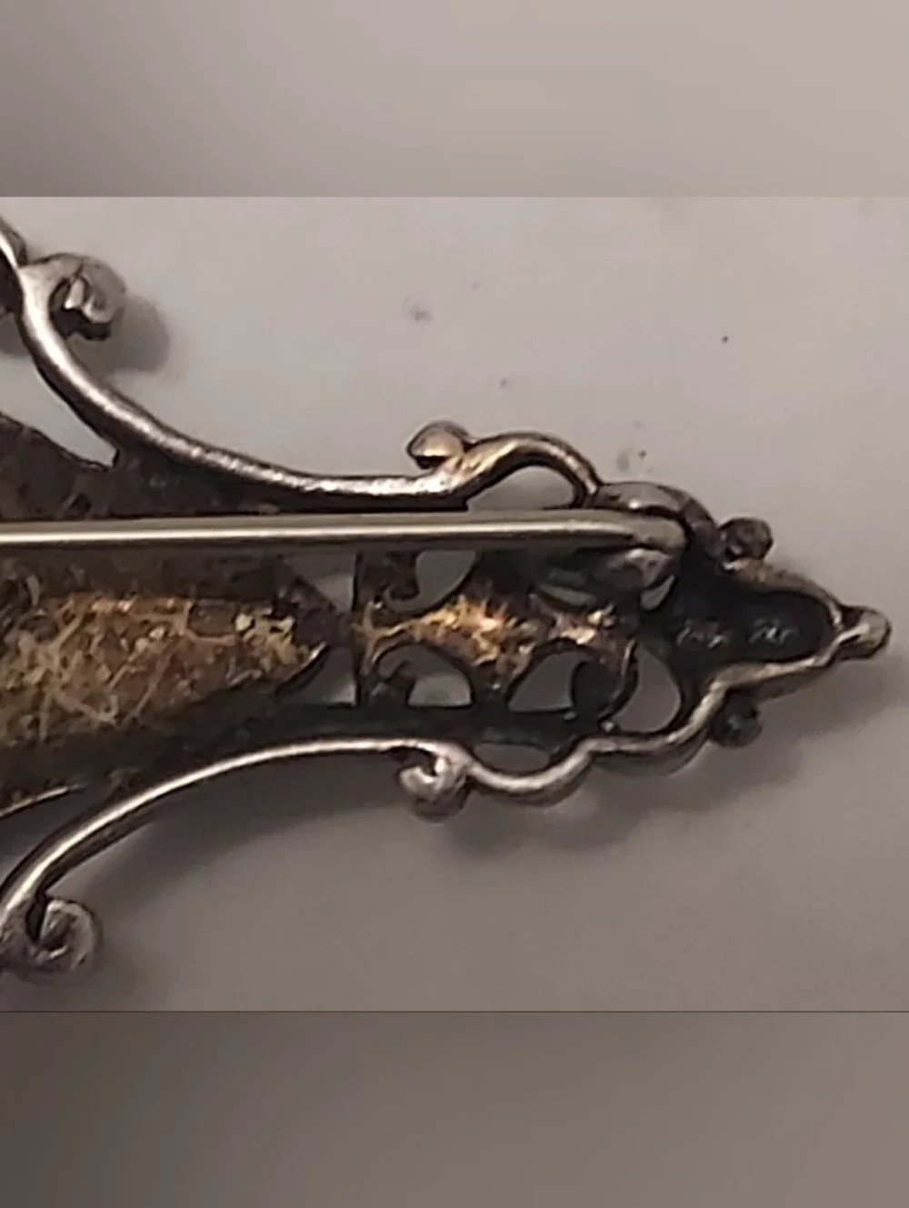 Vintage Sterling Silver - JUDITH JACK Signed Designer Marcasite Brooch Pin 925